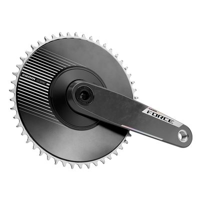 SRAM, Force 1x Aero E1, Crankset, Speed: 12/13, Spindle: 28.99mm, BCD: Direct Mount SRAM 8 Bolt, 50, DUB, 172.5mm, Black, Road