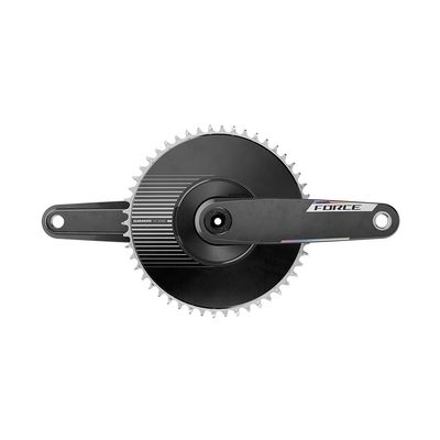 SRAM, Force 1x Aero E1, Crankset, Speed: 12/13, Spindle: 28.99mm, BCD: Direct Mount SRAM 8 Bolt, 50, DUB, 165mm, Black, Road