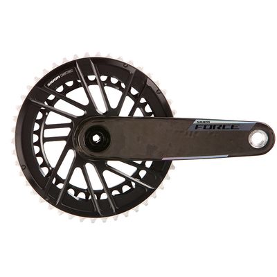 SRAM, Force 2x E1, Crankset, Speed: 12, Spindle: 28.99mm, BCD: Direct Mount SRAM 8 Bolt, 46/33, DUB, 175mm, Black, Road