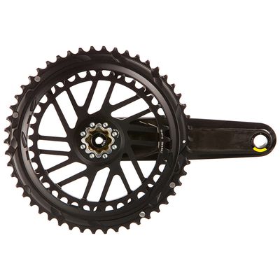 SRAM, Force 2x E1, Crankset, Speed: 12, Spindle: 28.99mm, BCD: Direct Mount SRAM 8 Bolt, 50/37, DUB, 165mm, Black, Road