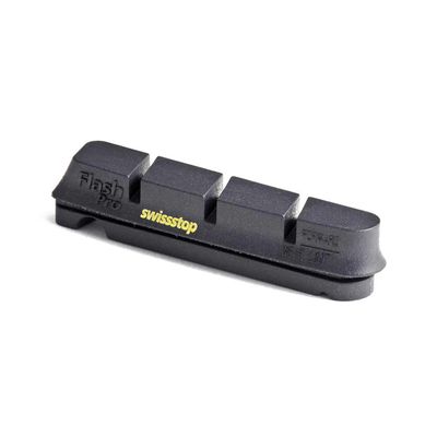 SwissStop, FlashPro, Replacement pads for carbon rims, Shimano, Black Prince, Pack of 4