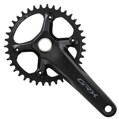 Shimano, GRX FC-RX610-1, Crankset, Speed: 12, Spindle: 24mm, BCD: 110, 40, 172.5mm, Black, Road Disc