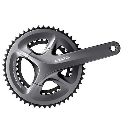 Shimano, Claris FC-R2000, Crankset, Road, 8 sp., 24mm, 34/50T, BCD:110, Hollowtech II, 175mm, Grey