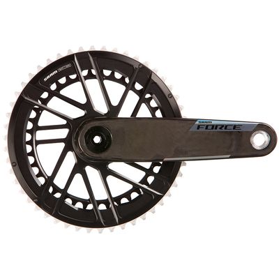 SRAM, Force 2x E1, Crankset, Speed: 12, Spindle: 28.99mm, BCD: Direct Mount SRAM 8 Bolt, 50/37, DUB, 175mm, Black, Road