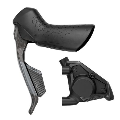 SRAM, Rival AXS E1, Road Hydraulic Disc Brake, Left, Flat mount