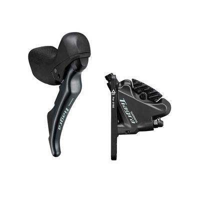 Shimano, Tiagra ST-R4720-R / BR-4770-R, Road Hydraulic Disc Brake, Rear, Flat mount, Not included, Grey, Set