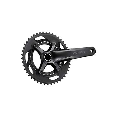 Shimano, GRX FC-RX600-11, Crankset, Speed: 11, Spindle: 24mm, BCD: 80/110, 30/46, Hollowtech II, 172.5mm, Black, Road Disc