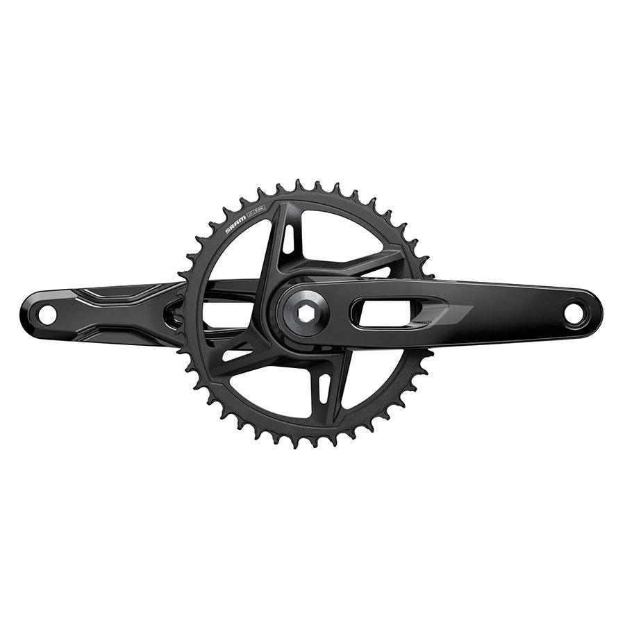 SRAM, Rival 1x XPLR E1, Crankset, Speed: 12/13, Spindle: 28.99mm, BCD: Direct Mount SRAM 8 Bolt, 42, DUB, 175mm, Black, Road