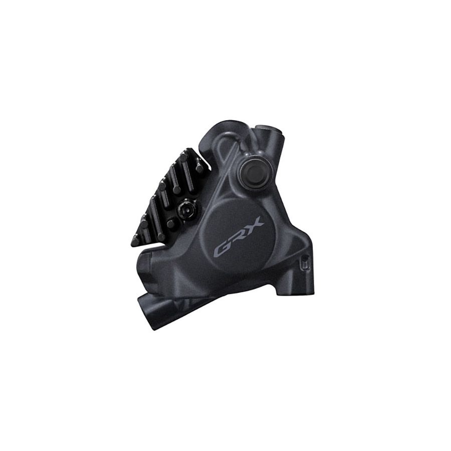 Shimano, GRX BR-RX410, Road Hydraulic Disc Brake, Rear, Flat mount, 140 or 160mm (not included), 109g, Black