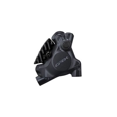 Shimano, GRX BR-RX410, Road Hydraulic Disc Brake, Rear, Flat mount, 140 or 160mm (not included), 109g, Black