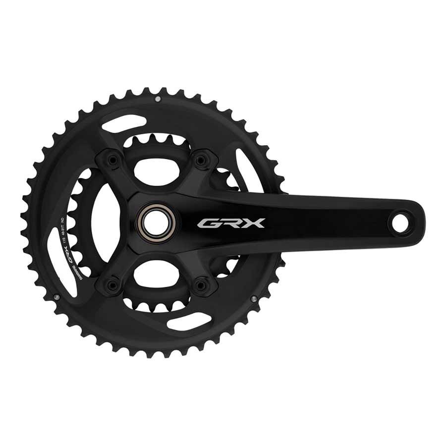 Shimano, GRX FC-RX810-2, Crankset, Speed: 11, Spindle: 24mm, BCD: 80/110, 31/48, Hollowtech II, 172.5mm, Black, Road Disc