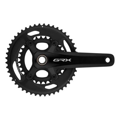 Shimano, GRX FC-RX810-2, Crankset, Speed: 11, Spindle: 24mm, BCD: 80/110, 31/48, Hollowtech II, 172.5mm, Black, Road Disc