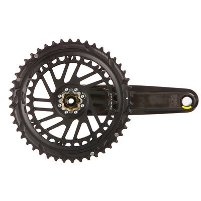 SRAM, Force 2x E1, Crankset, Speed: 12, Spindle: 28.99mm, BCD: Direct Mount SRAM 8 Bolt, 46/33, DUB, 172.5mm, Black, Road