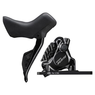 Shimano, ST-R7170 / BR-R7170, Road Hydraulic Disc Brake, Rear, Flat mount, Not included, 352g, Black, Set, IR7170DRRDSC170A