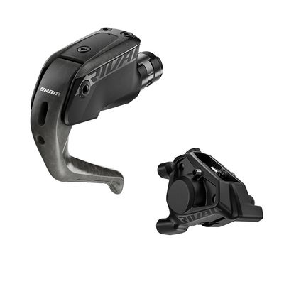 SRAM, Rival E1 Aero, Road Hydraulic Disc Brake, Front, Flat mount, Black