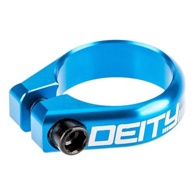 Deity, Circuit, Seatpost Clamp, 34.9mm, Blue