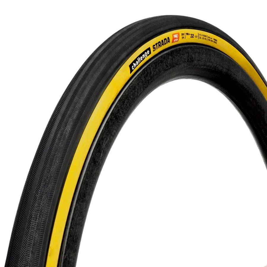 Challenge, Strada Pro TLR, Road Tire, 700x32, Folding, Tubeless Ready, SmartPrime, PPS Ganzo, 300TPI, Tanwall, 00461