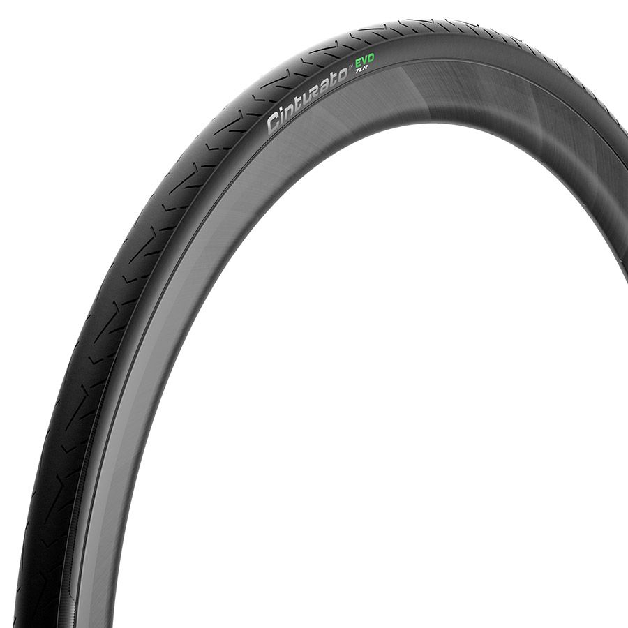 Pirelli, Cinturato EVO TLR, Road Tire, 700x55C, Folding, Tubeless Ready, SmartEVO AS, TechWALL+, 60TPI, Black