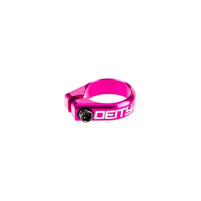 Deity, Circuit (38.6mm), Seatpost Clamp, 38.6mm, Pink