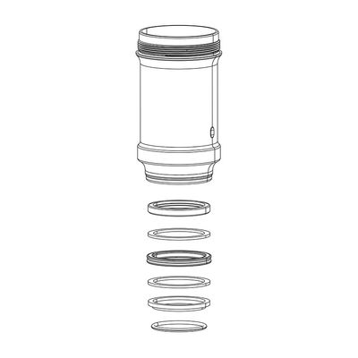 RockShox, Monarch B1, C1, D1 Air Can Assembly, 165x38 - Monarch B1 (Plus, RL, XX), C1 (R, RT, RT3), D1 (RT3)