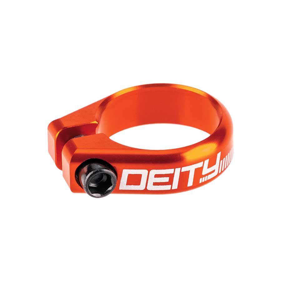 Deity, Circuit, Seatpost Clamp, 34.9mm, Orange