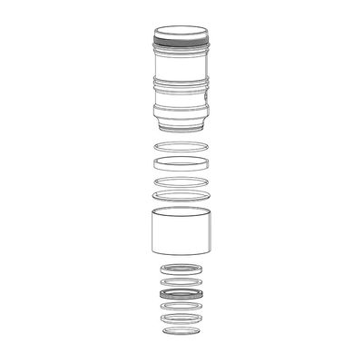 RockShox, Monarch B1, C1, D1 Air Can Assembly, 165x38 HV - Monarch B1 (Plus, RL, XX), C1 (R, RT, RT3)