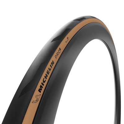 Michelin, PRO5 TLR, Road Tire, 700x32C, Folding, Tubeless Ready, GUM-X, Bead2Bead, 3x120, Tanwall
