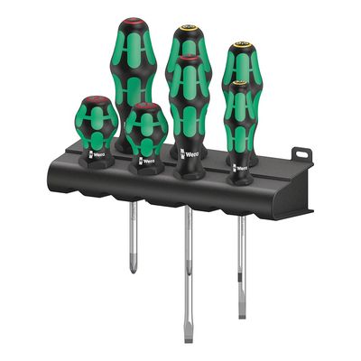 Wera, 300/7 Kraftform &amp; Stubby Set, Screwdriver, Set