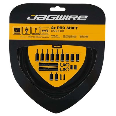 Jagwire, Pro Shift, Complete shift cable &amp; housing kit, Black