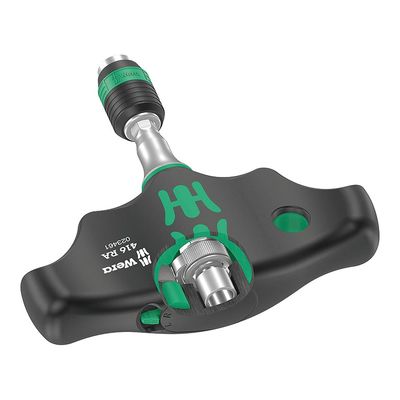 Wera, 416 RA T-HandleÂ , Screwdriver, Ratcheting action L and R