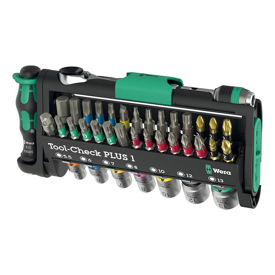 Wera, TOOL-CHECK PLUS 1, : Metric/Imperial, 1/4"