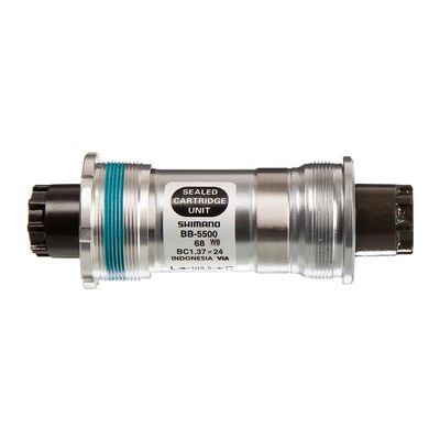 Shimano, EBB5500B09, BB-5500, Octalink, BB Shell: 68mm, Axle: 109.5mm, Steel, Silver
