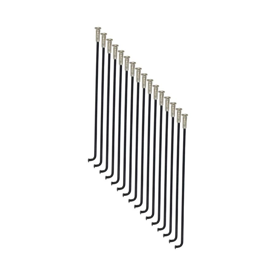 Kids Ride Shotgun, Dirt Hero 14â Spokes, Spokes, J-Bend, Black, 16pcs