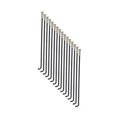 Kids Ride Shotgun, Dirt Hero 14â Spokes, Spokes, J-Bend, Black, 16pcs
