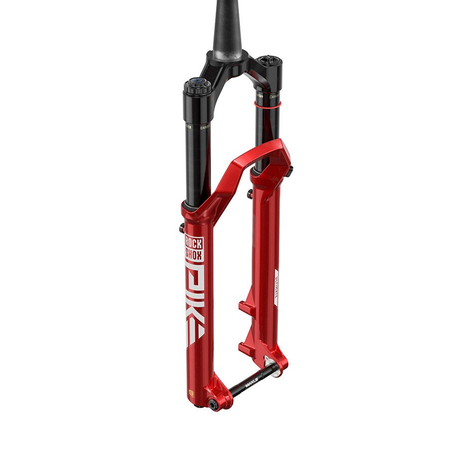 RockShox, Pike Ultimate C2, Suspension Fork, 29'', DebonAir+ W/ButterCups, 140mm, 1-1/8''-1.5'', 15x110mm TA, Rake: 44mm, Red