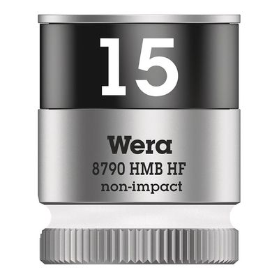Wera, 8790 HMB HF Zyklop, 3/8'' Drive, 15.0mm Socket with HF