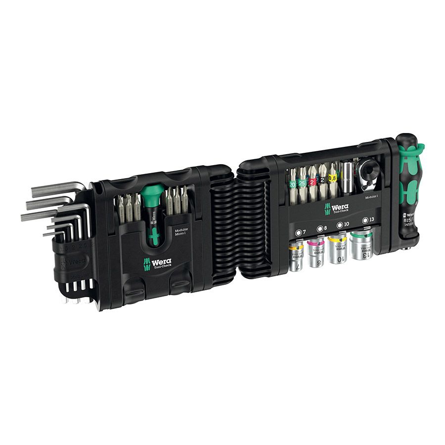Wera, TOOL-CHECK MODULAR SET 1, : Metric/Imperial, 1/4"