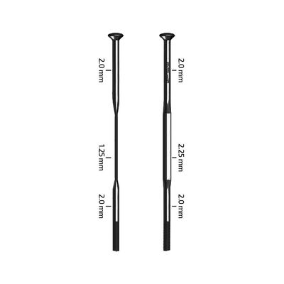 Zipp, Sapim CX-Sprint, Spokes, Straight Pull, Black, 226mm, 3pcs
