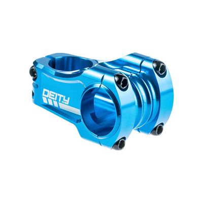 Deity, Copperhead 50, Stem, Clamp: 31.8mm, L: 50mm, Steerer: 28.6mm, 0Â°, Blue