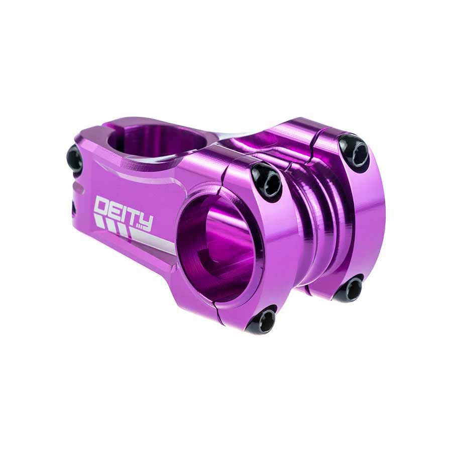 Deity, Copperhead 50, Stem, Clamp: 31.8mm, L: 50mm, Steerer: 28.6mm, 0Â°, Purple