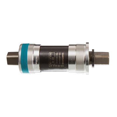 Shimano, BB-UN300-K, Square Taper BB, British, 68mm, : 117.5mm, Silver