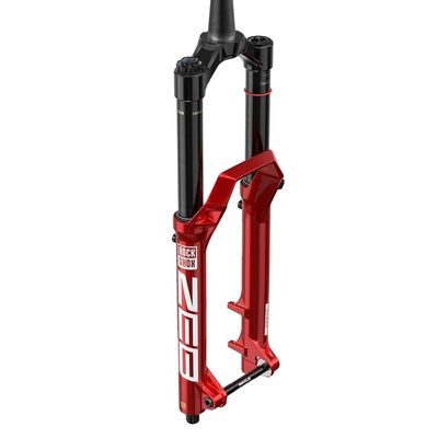 RockShox, ZEB Ultimate A3, Suspension Fork, 27.5'', DebonAir+ W/ButterCups, 190mm, 1-1/8''-1.5'', 15x110mm TA, Rake: 44mm, Red