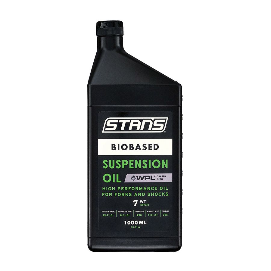Stans No Tubes, BioBased Suspension Oil, 7wt, 1L, Biodegradable, non-toxic, PTFE-free