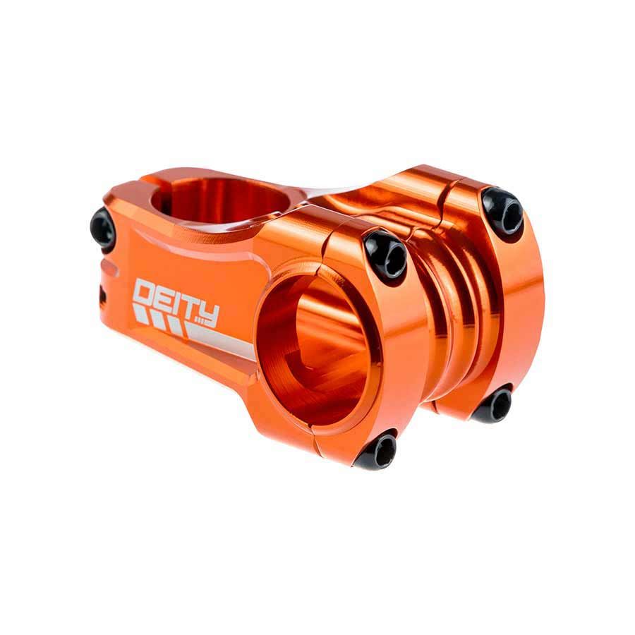 Deity, Copperhead, Stem, Diameter: 31.8mm, Length: 50mm, Steerer: 1-1/8'', 0Â°, Orange