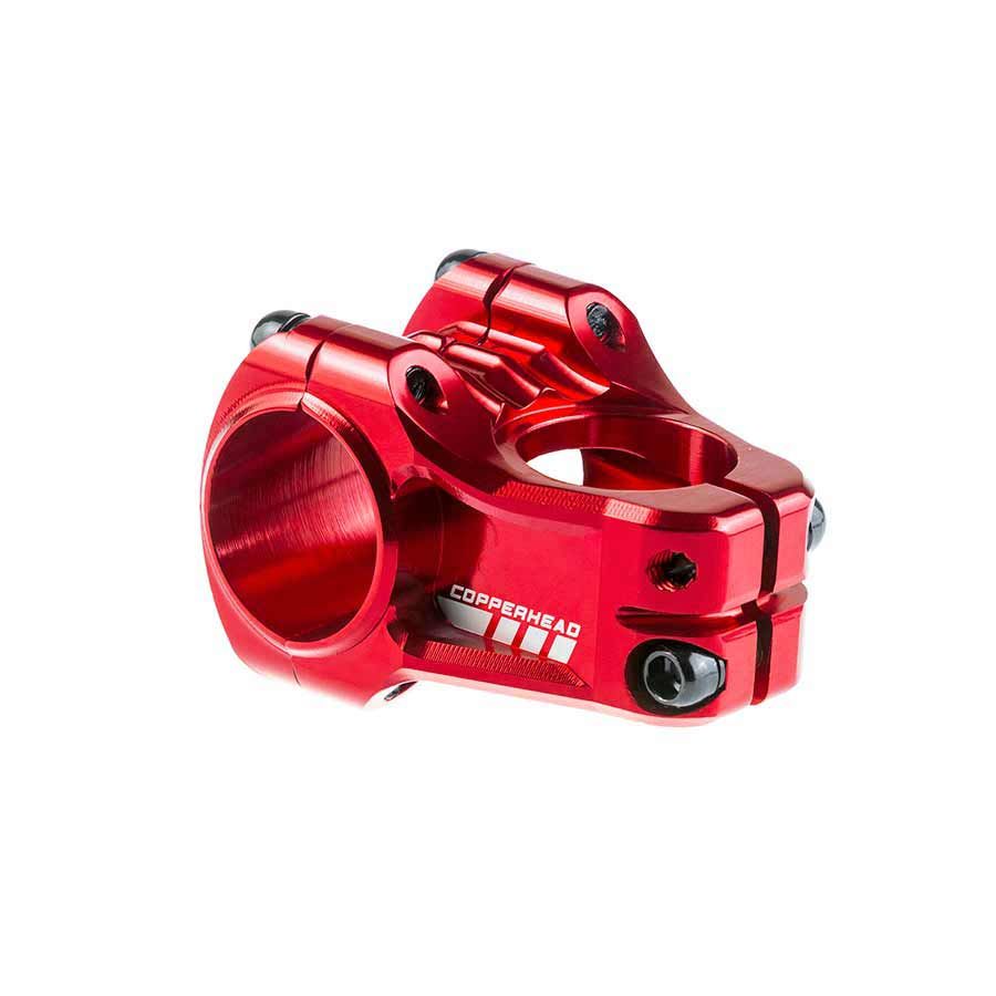 Deity, Copperhead, Stem, Diameter: 31.8mm, Length: 35mm, Steerer: 1-1/8'', 0Â°, Red