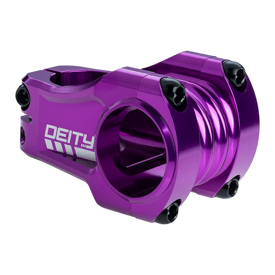 Deity, Copperhead 42, Stem, Diameter: 35mm, Length: 42mm, Steerer: 28.6mm, 0Â°, Purple