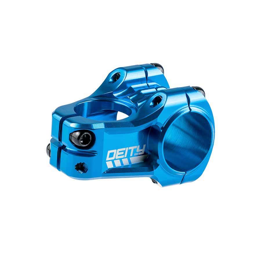 Deity, Copperhead 35, Stem, Clamp: 31.8mm, L: 35mm, Steerer: 28.6mm, 0Â°, Blue
