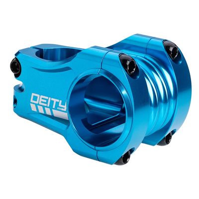 Deity, Copperhead 42, Stem, Diameter: 31.8mm, Length: 42mm, Steerer: 1-1/8'', 0Â°, Blue