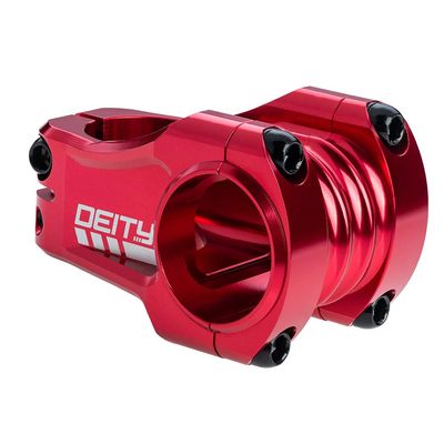 Deity, Copperhead 42, Stem, Diameter: 35mm, Length: 42mm, Steerer: 28.6mm, 0Â°, Red