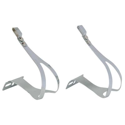 ZĂŠfal, CHRISTOPHE VINTAGE METAL TOE CLIP FOR PEDAL, Chrom, S/M